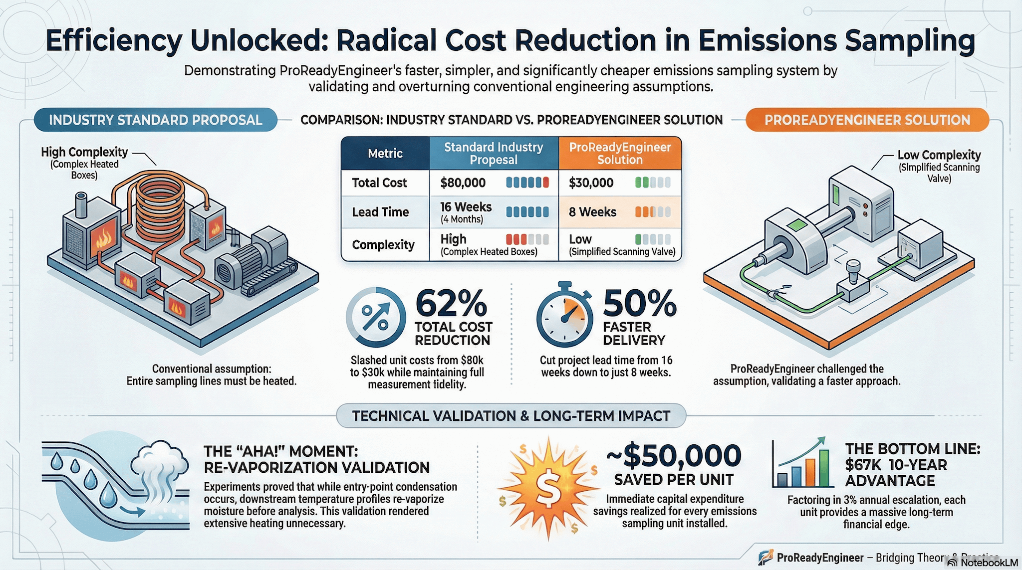 Innovative system that enables multichannel emissions sampling